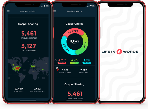 Image of one of the evangelism apps produced by Dare 2 Share Ministries.