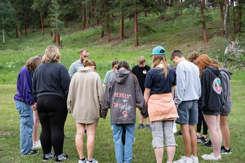 They were sent back with prayer and conviction to share the Gospel