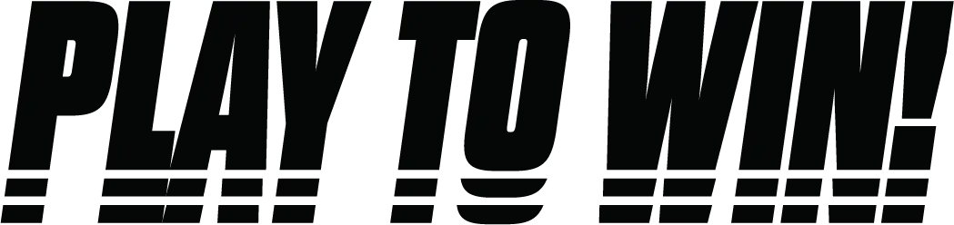 Play To Win Black Horizontal Logo
