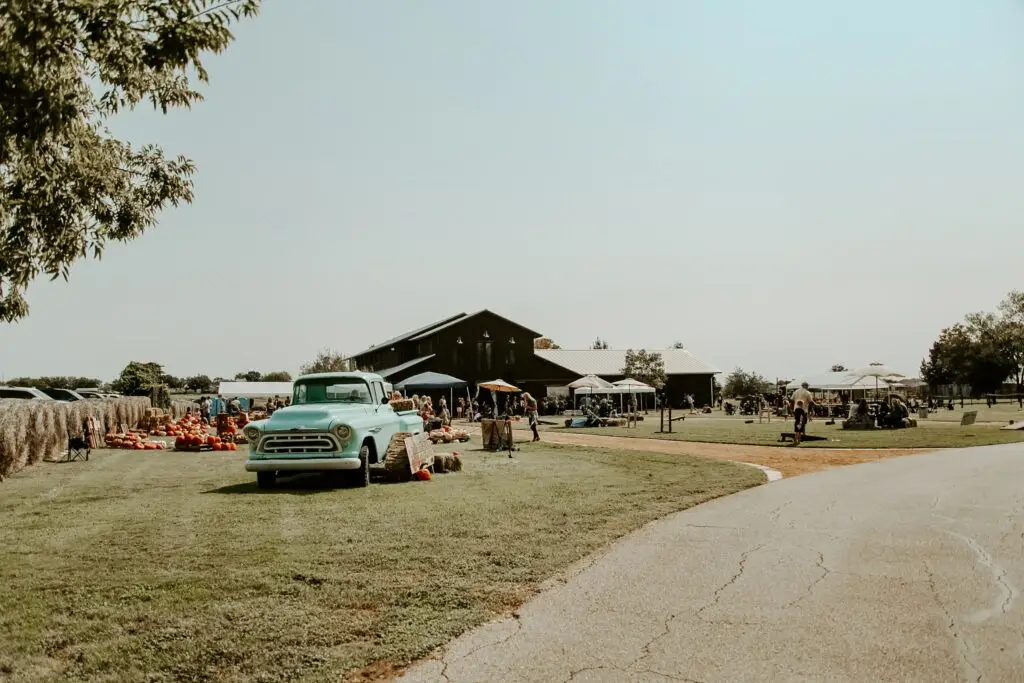 Image of a fall festival youth group outreach event.