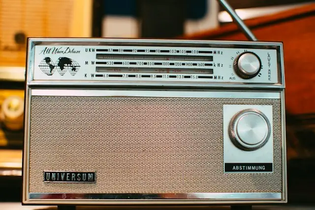 An image of a radio representing Dare 2 Share's blog titled Indoor Youth Group Games with Spiritual Applications [5 Games]