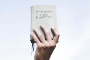 Picture of the Jehovah's Bible, the New World Translation of the Holy Scriptures