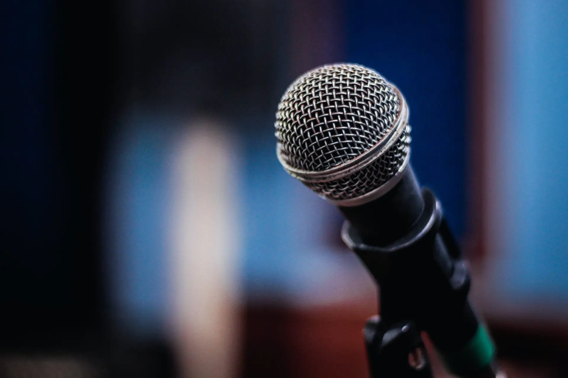 microphone speaking sermon