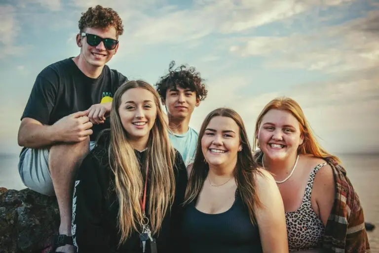 An image of a small group of teenagers representing Dare 2 Share's blog titled Top 5 Games for Small Youth Groups