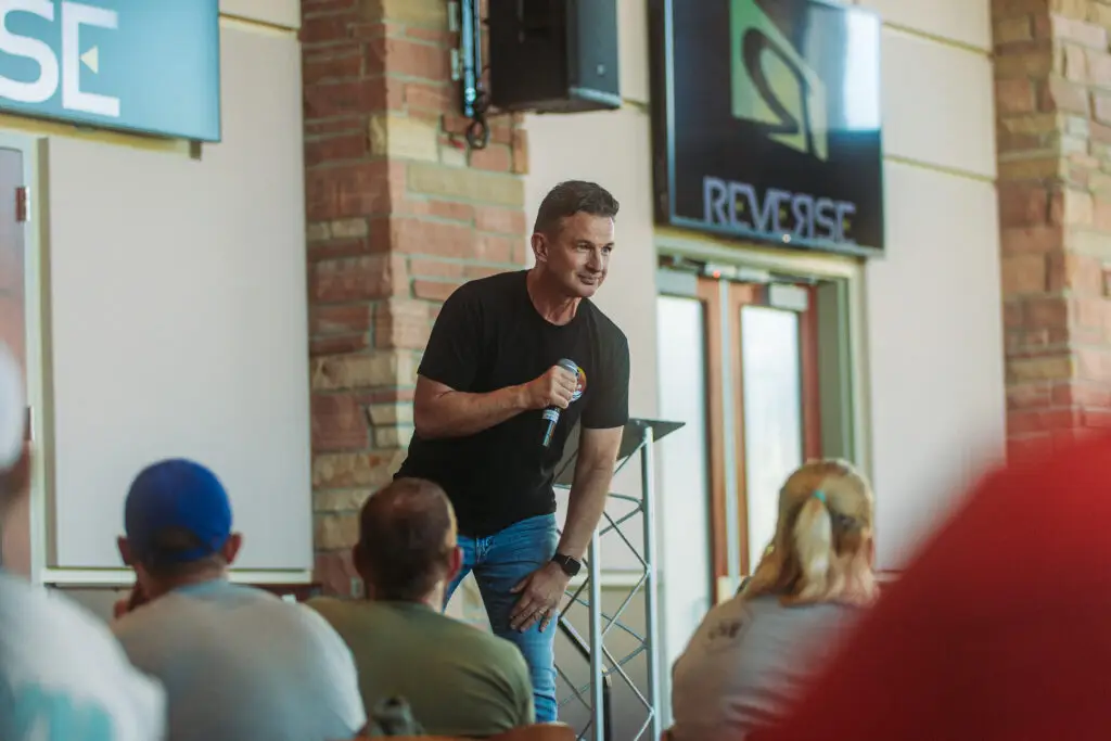 Greg Stier training youth pastors and leaders to mobilize youth with the Gospel